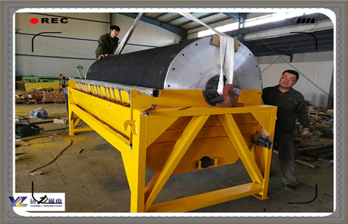 永磁筒式磁選機，干粉永磁筒式磁選機，天津永磁筒式磁選機