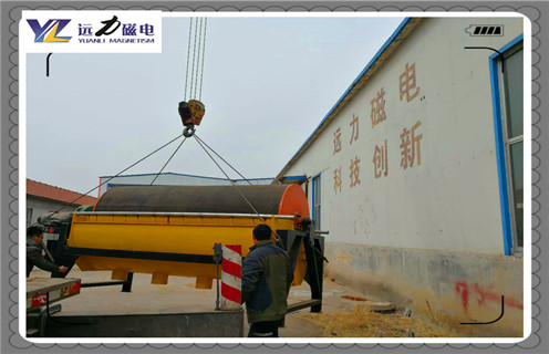 永磁筒式磁選機，江西CTS-1240順流永磁筒式磁選機_磁鐵如何分布_江西CTS-1240順流永磁筒式磁選機不吸鐵如何處理